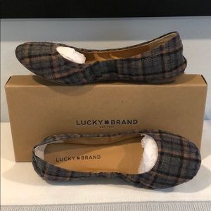 Like New - Lucky Brand Plaid Ballet Flats